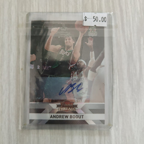 2010 Panini Threads Andrew Bogut Signature Card NBA Basketball Card 03/24