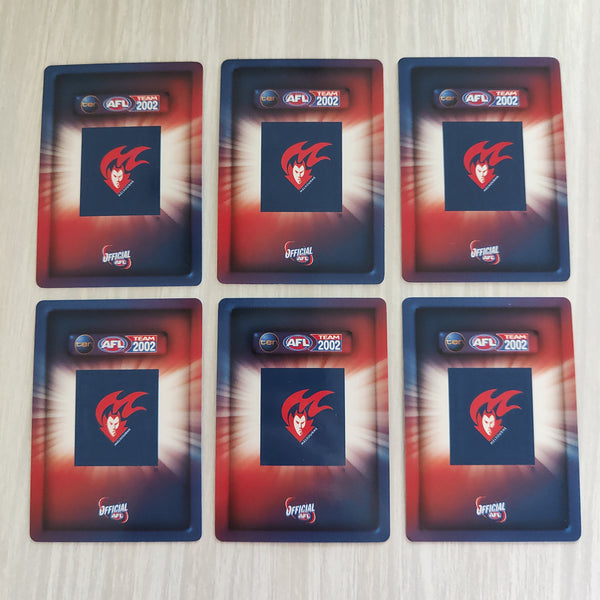 2002 Teamcoach Blue Prize Card Team Set Melbourne