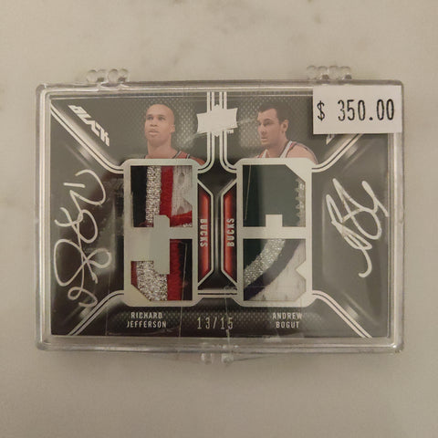 2009 Upper Deck Black Game Used Patch Signature NBA Basketball Card 13/15