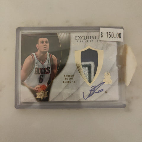 2008 Upper Deck Noble Nameplates Andrew Bogut NBA Basketball Card 20/25