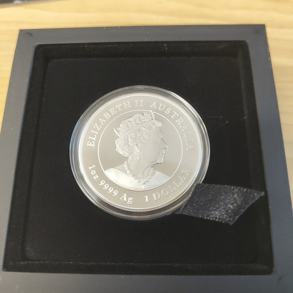 Australia 2020 Perth Mint One dollar Year of the Mouse 1oz Silver Proof Coloured Coin