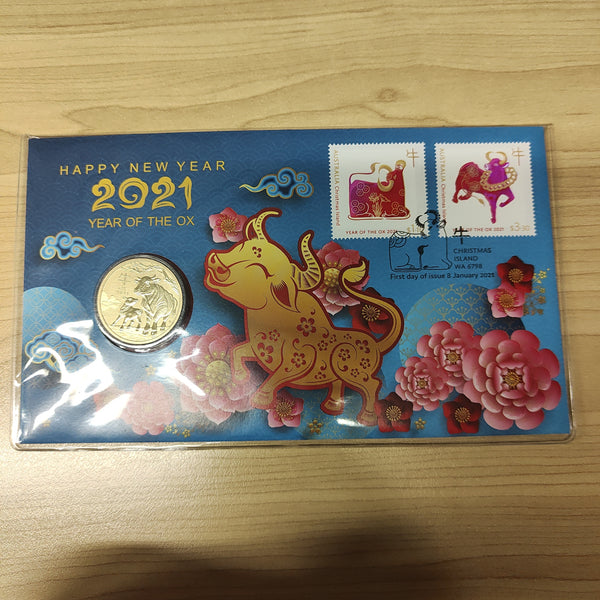 2021 $1 Happy Chinese New Year Year Of The Ox PNC