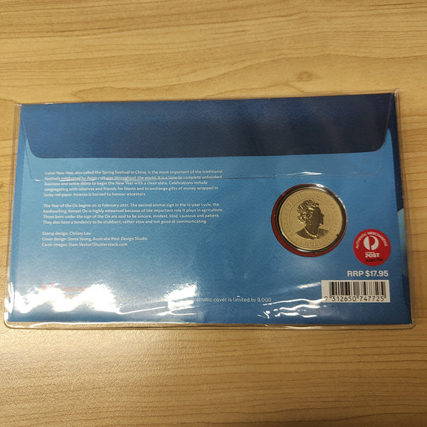 2021 $1 Happy Chinese New Year Year Of The Ox PNC