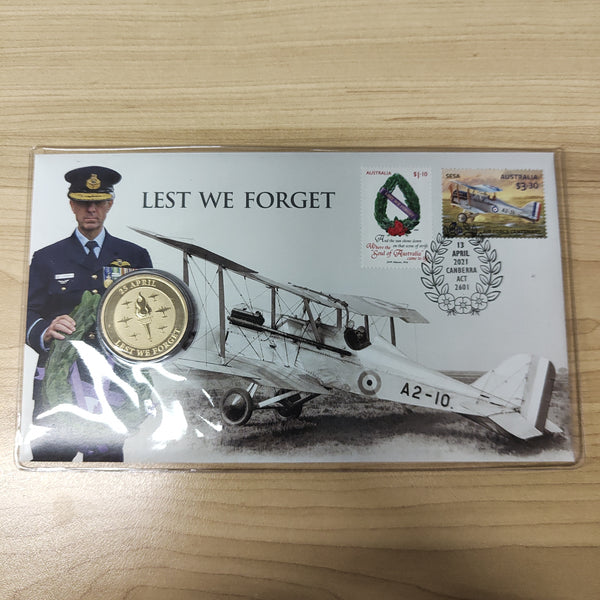 2021 $1 Lest We Forget RAAF PNC