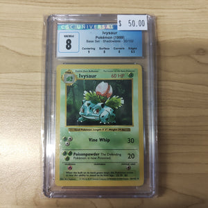 1999 Pokemon Ivysaur Shadowless #30 CGC Graded NM/Mint Pokemon Card – Shields Stamps & Coins