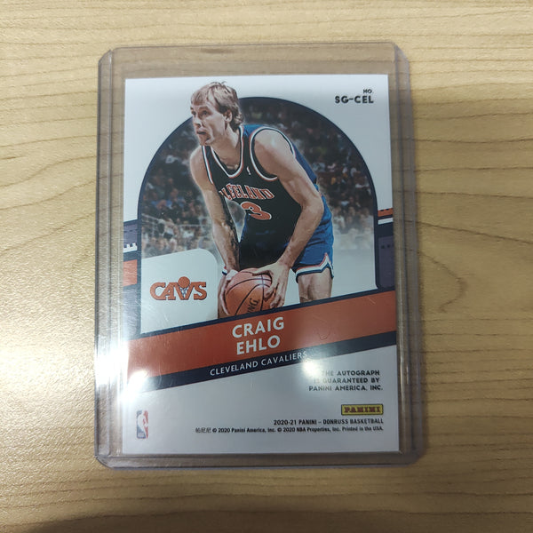 2020 Panini Donruss Signature Series Craig Ehlo Cavs NBA Basketball Card