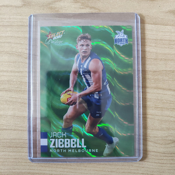 2020 Select Prestige Green Parallel Jack Ziebell North Melbourne 058/60