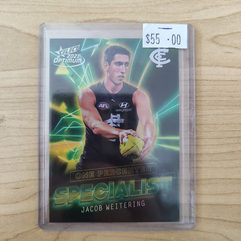 2021 Select Optimum Specialist Jacob Weitering Carlton 21/80