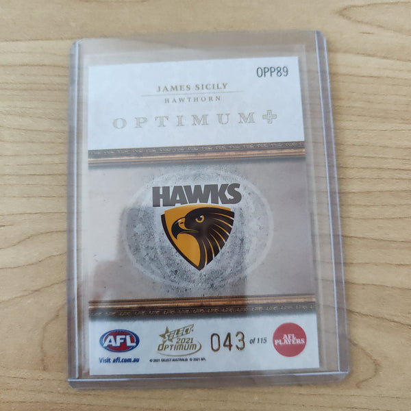 2021 Select Optimum Parallel Plus James Sicily Hawthorn 43/115
