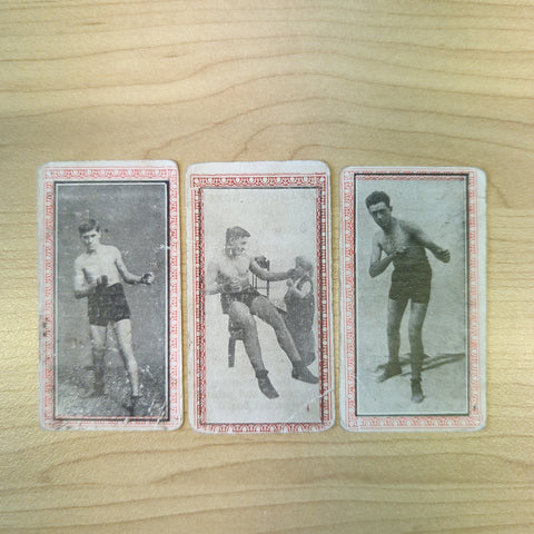 NEWCASTLE FAMOUS BOXERS 1922 TRADE CARDS Extremely Scarce