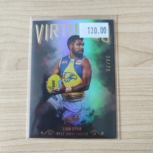 2022 AFL Footy Stars Virtuoso Liam Ryan West Coast 34/70