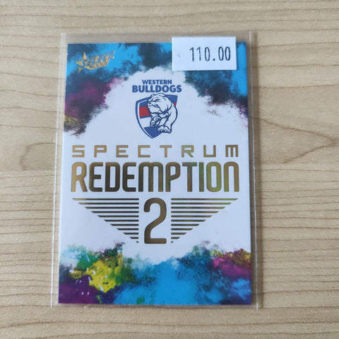 2022 AFL Footy Stars Spectrum Redemption 2 Western Bulldogs 069/125