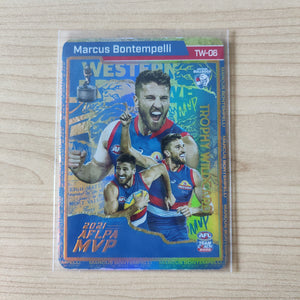 2022 Teamcoach Gold Trophy Wildcard Marcus Bontempelli Western Bulldogs TW-06