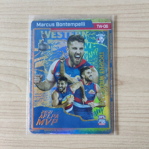 2022 Teamcoach Gold Trophy Wildcard Marcus Bontempelli Western Bulldogs TW-06