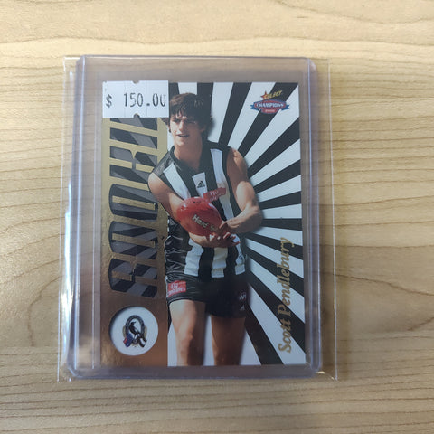 2006 Select Champions Rookie Scott Pendlebury Collingwood No.654/850