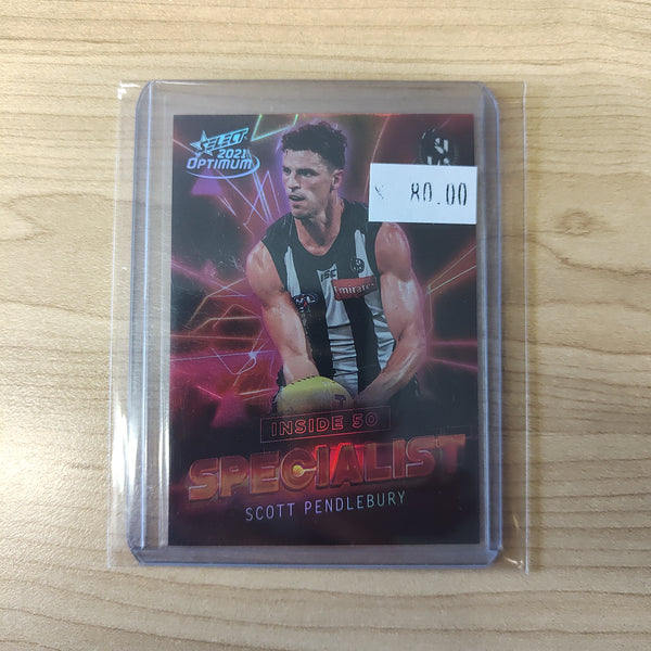 2021 AFL Optimum Specialist Scott Pendlebury Collingwood No.69/80