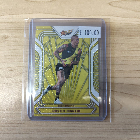 2022 AFL Footy Stars Yellow Fractured Dustin Martin Richmond 054/144