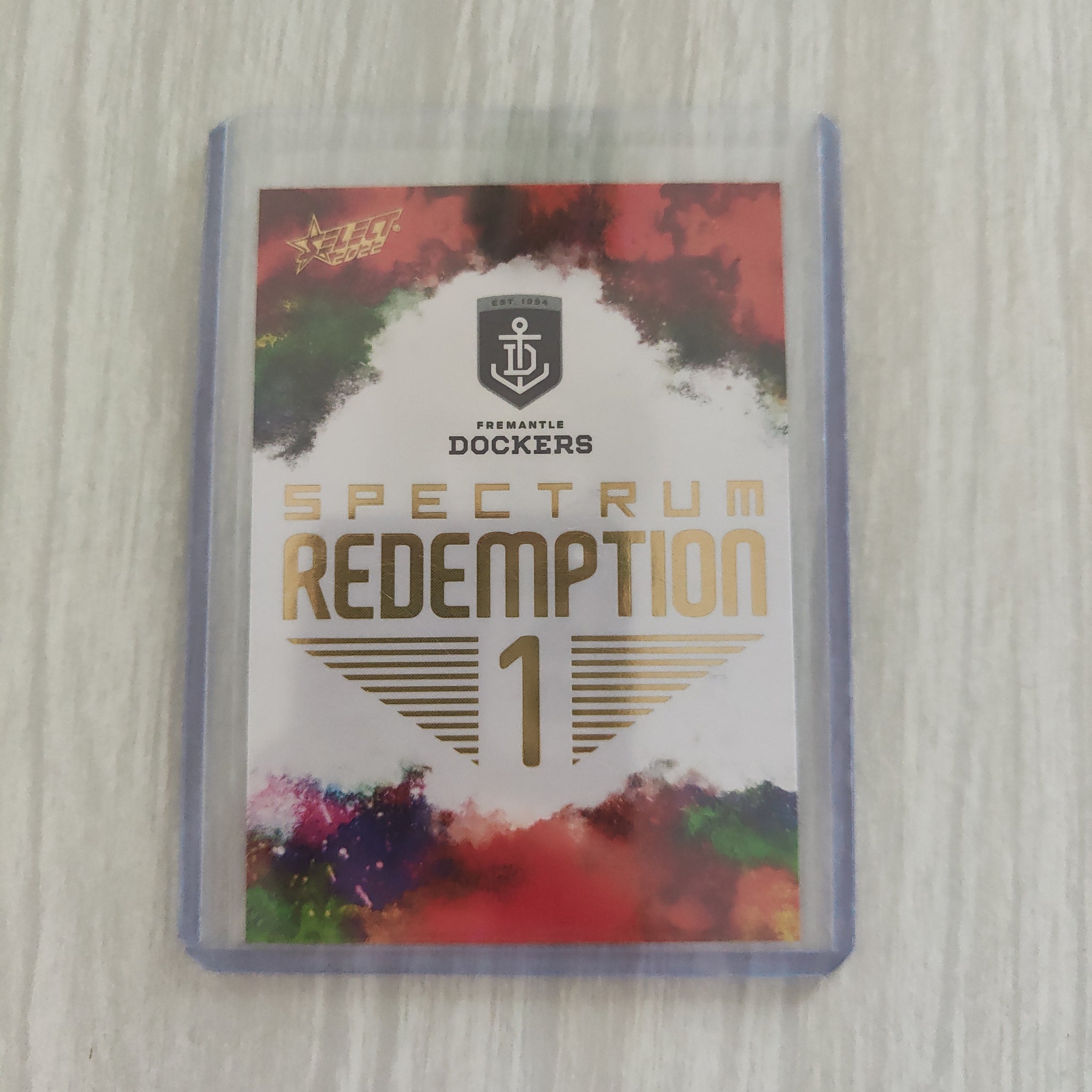 2022 AFL Footy Stars Spectrum Redemption 1 Card Fremantle 070/125