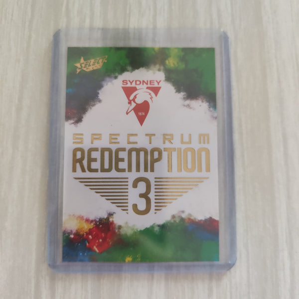 2022 AFL Footy Stars Spectrum Redemption 3 Card Sydney 048/125