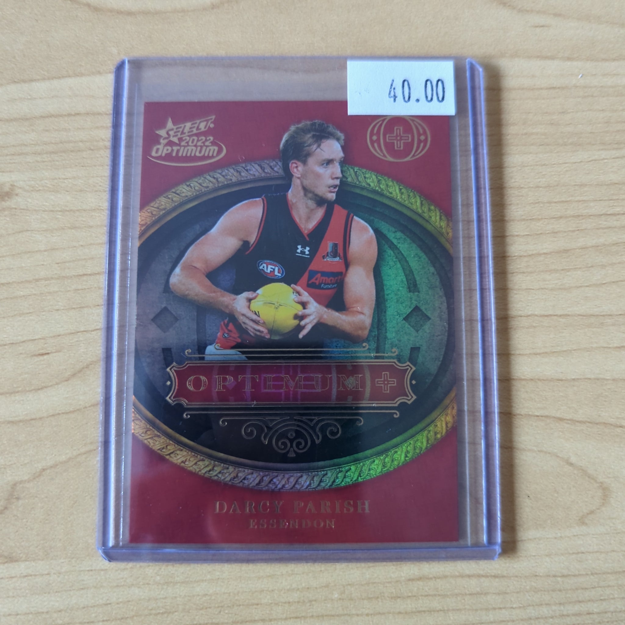 2022 AFL Select Optimum Plus Parallel Darcy Parish Essendon No.34/115