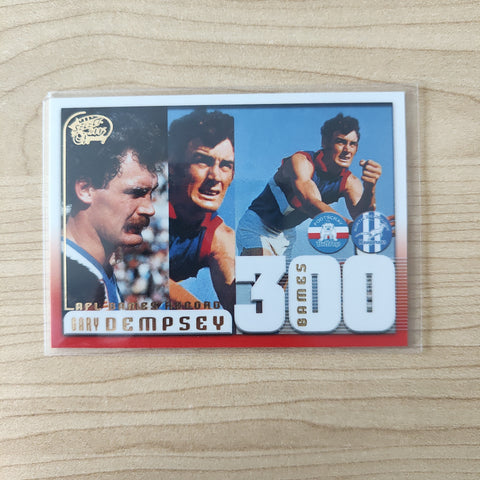 2005 Select Dynasty 300 Game Case Card Gary Dempsey Footscray Western Bulldogs No.076