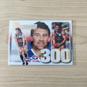 2009 Select Pinnacle 300 Game Case Card Doug Hawkins Western Bulldogs Jumper No.007