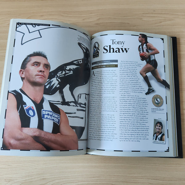 2004 The Official Collingwood Football Club Illustrated Encyclopaedia Signed By 19 Players