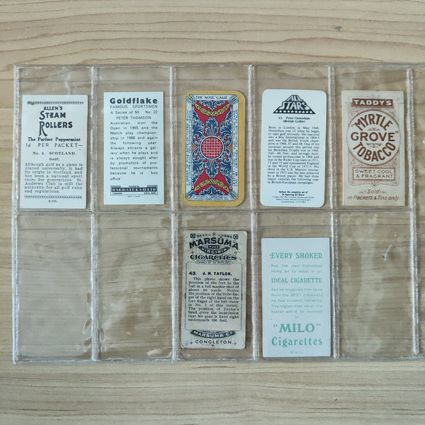 Assorted Lot of Approx 250+ Golf Cigarette Cards From 1914-2001