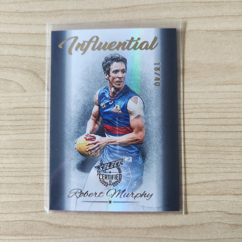 2017 Select Certified Influential Robert Murphy Western Bulldogs LOW NUMBER No.18/40