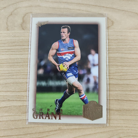 2018 Select Hall of Fame Limited Edition Chris Grant Western Bulldogs LOW NUMBER No.009/750