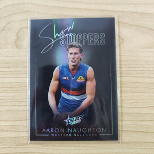 2020 Select Silver Show Stoppers Aaron Naughton Western Bulldogs LOW NUMBER No.007/70