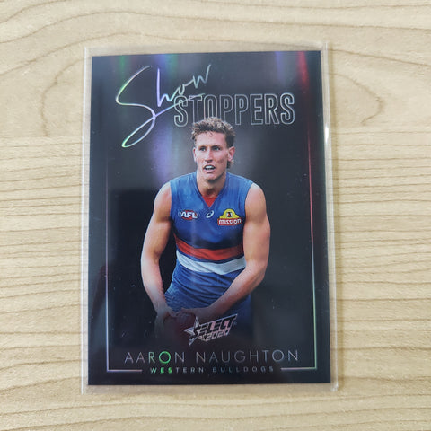 2020 Select Silver Show Stoppers Aaron Naughton Western Bulldogs Jumper NUMBER No.033/70