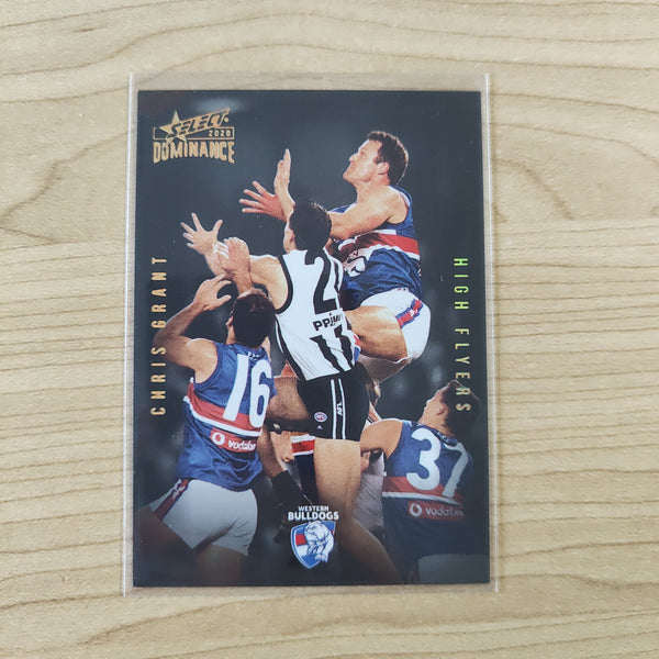 2020 Select Dominance High Flyers Chris Grant Western Bulldogs LOW NUMBER No.08/60