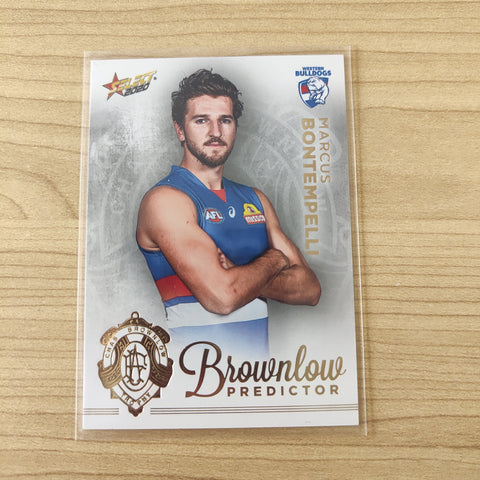 2020 Select Gold Brownlow Predictor Marcus Bontempelli Western Bulldogs LOW NUMBER No.001/140