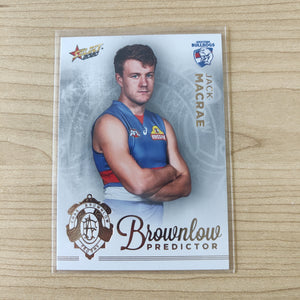 2020 Select Gold Brownlow Predictor Jack Macrae Western Bulldogs Jumper Number 11/140