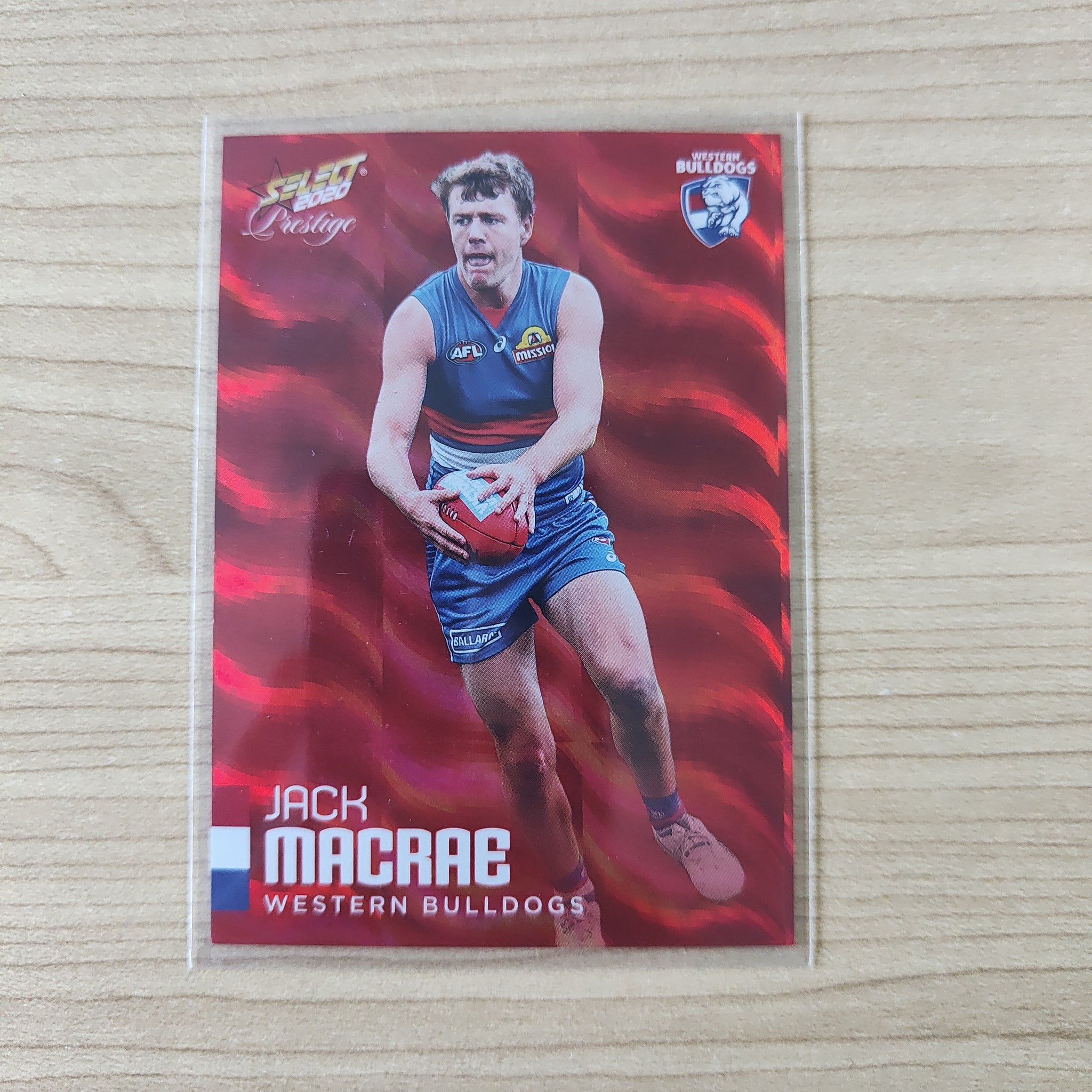 2020 Select Prestige Red Parallel Jack Macrae Western Bulldogs LOW NUMBER No.001/170