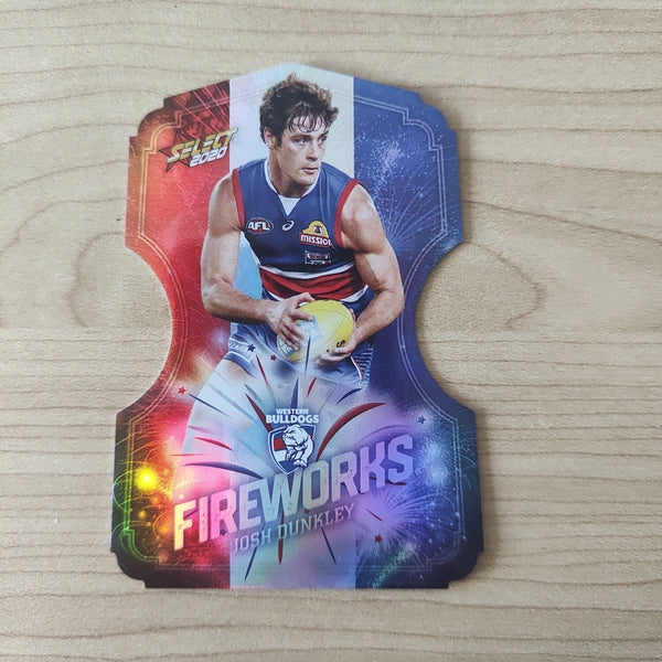 2020 Select Fireworks Josh Dunkley Western Bulldogs LOW NUMBER No.001/210