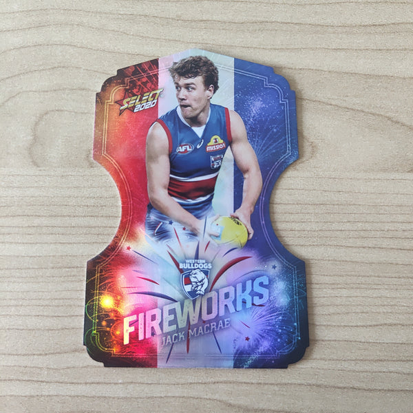 2020 Select Fireworks Jack Macrae Western Bulldogs LOW NUMBER No.011/210
