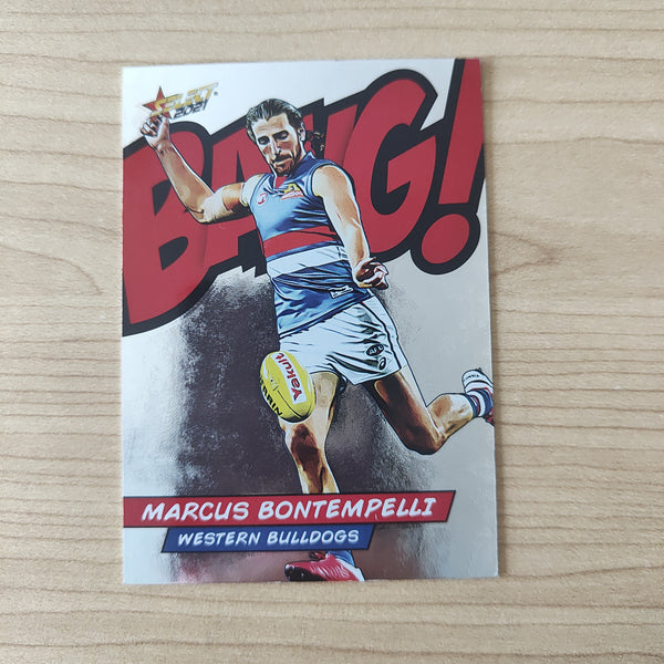 2021 Select Bang Marcus Bontempelli Western Bulldogs LOW NUMBER No.001/210