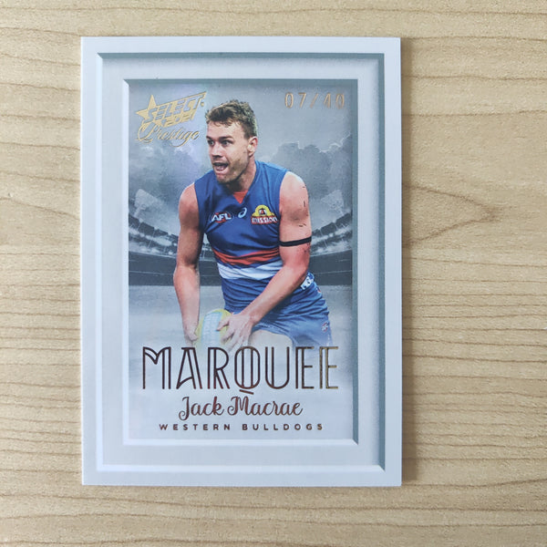 2021 Select Prestige Marquee Jack Macrae Western Bulldogs LOW NUMBER No.07/40