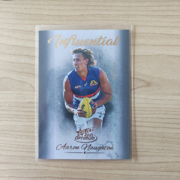 2021 Select Optimum Influential Aaron Naughton Western Bulldogs No.33/40
