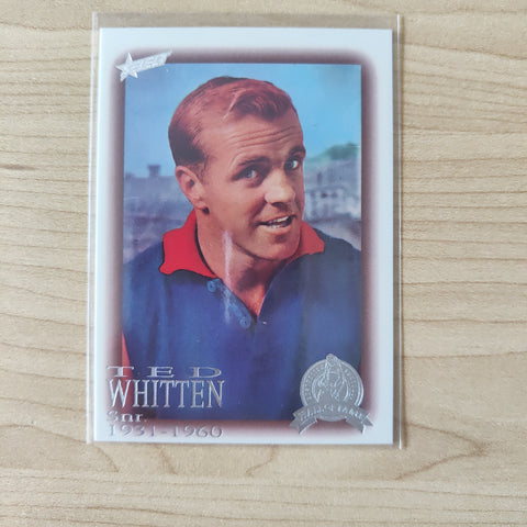 1996 Select AFL Centenary Hall of Fame Platinum Ted Whitten Footscray Western Bulldogs