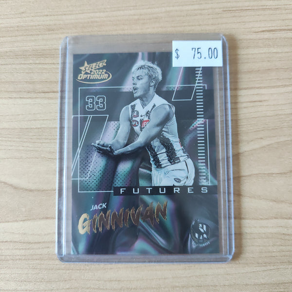 2022 AFL Select Optimum Futures Jack Ginnivan Collingwood No. 71/95