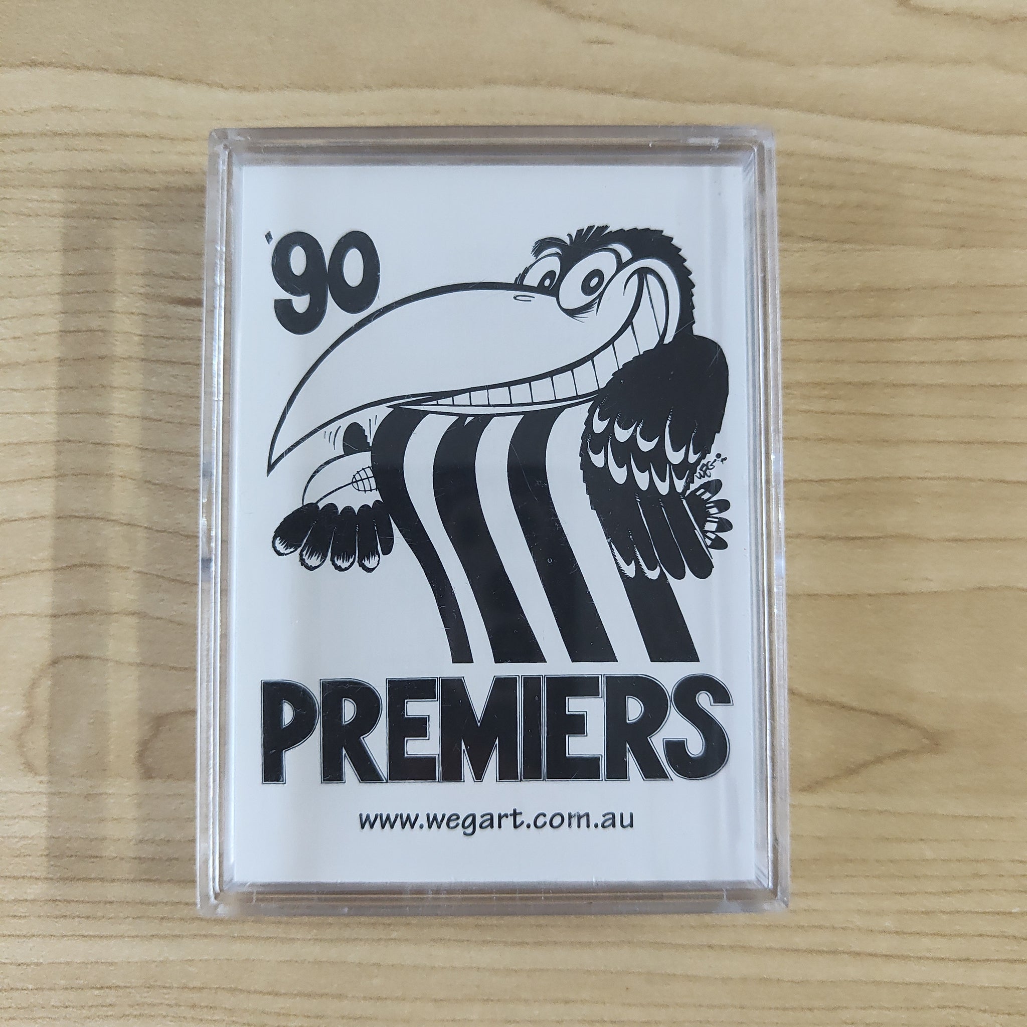 AFL 1990 WEG Art Premiership Card Set Collingwood