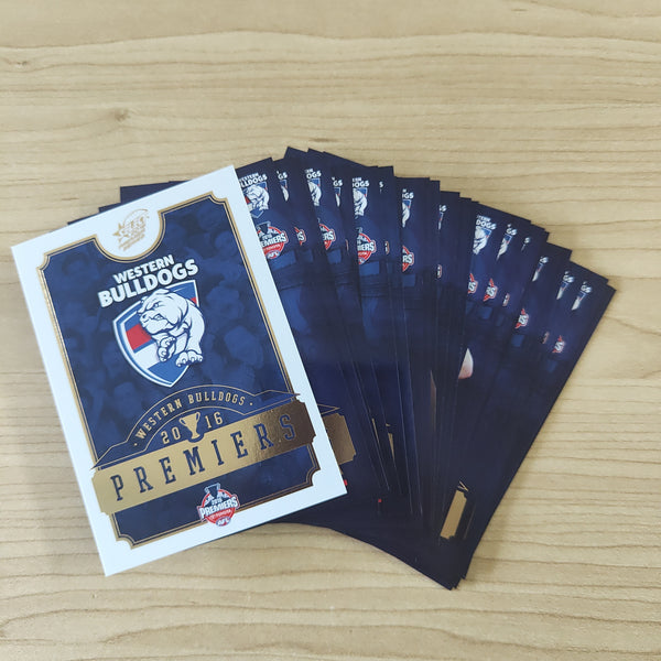 2016 AFL Select Limited Edition Premiership Set Western Bulldogs
