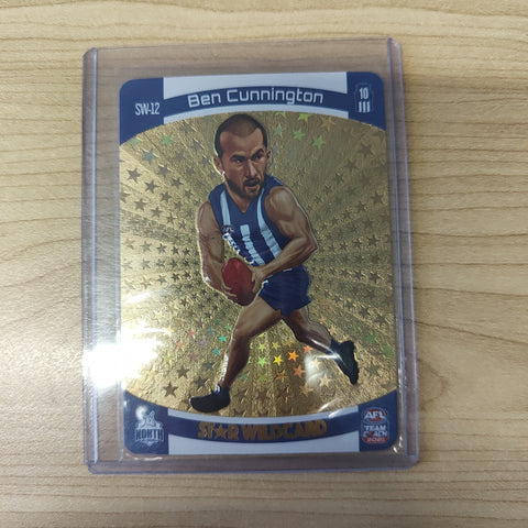 2021 AFL Teamcoach Gold Star Wildcard SW-12 Ben Cunnington North Melbourne
