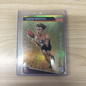 2022 AFL Teamcoach Gold Star Wildcard SW-09 Lachie Whitfield GWS