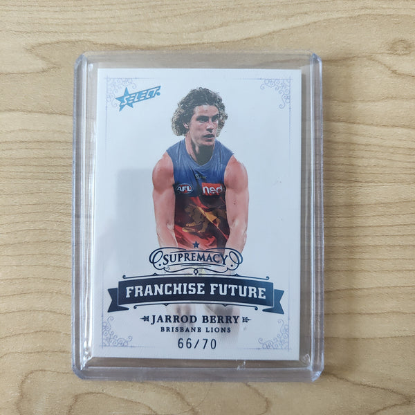 2021 Select Supremacy Franchise Future Jarrod Berry Brisbane No.66/70