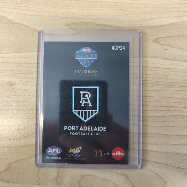 2022 Select Prestige Classified 24 Travis Boak Port Adelaide 39/60