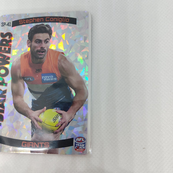 2021 Teamcoach Mega Star Powers Stephen Coniglio GWS SP-41 MISCUT